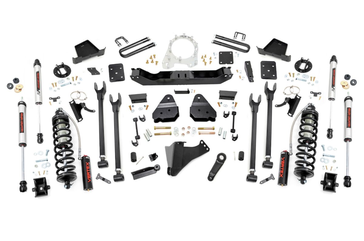 Ford F-250 Super Duty Suspension Lift Kit - Rough Country - 6 Inch Lift Kit | 4-Link | OVLD | C/O V2 - '17-'22